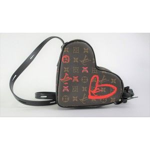 Louis Vuitton Valentine Shoulder Heart-shaped Monogram Sac Cool Bag